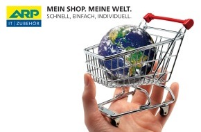 ARP Schweiz AG: «Mein Shop. Meine Welt.» ARP Gruppe präsentiert neuen Online-Shop für IT und Zubehör (Bild)