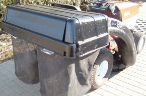 Polizei Rhein-Erft-Kreis: POL-REK: Rasenmähertraktor gestohlen - Erftstadt