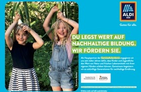 Unternehmensgruppe ALDI SÜD: ALDI SÜD setzt Zeichen für Ernährungsbildung: Mit jedem Kauf von Bio-Obst und -Gemüse werden Kinder in Deutschland gefördert