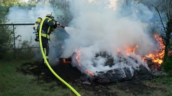 Freiwillige Feuerwehr Celle: FW Celle: Schuppenbrand in Celle