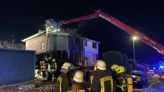 Freiwillige Feuerwehr Stadt Nideggen: FW Nideggen: Wohnhausbrand in Nideggen