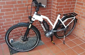 Polizeiinspektion Stade: POL-STD: Polizei sucht Fahrradeigentümer von hochwertigem E-Bike