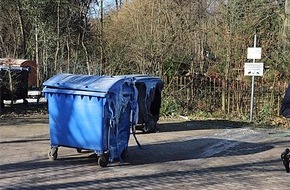Polizei Mettmann: POL-ME: Mülltonnenbrand - die Polizei ermittelt - Ratingen - 2303006