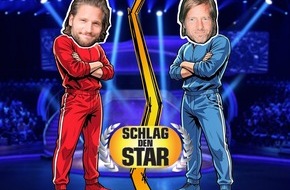 ProSieben: Schl&auml;gt der Bergretter den Baum? "Schlag den Star" mit Sebastian Str&ouml;bel und Henning Baum kommt am Samstag live auf ProSieben