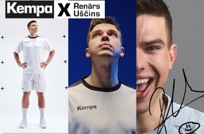 uhlsport GmbH: Kempa verlängert Partnerschaft mit Handball-Talent Renars Uscins