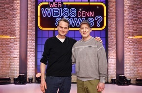 ARD Das Erste: Wer löst die Quiz-Fälle? "Tatort"-Kommissare Fabian Hinrichs und Wotan Wilke Möhring bei "Wer weiß denn sowas?" - Das Wissensquiz vom 10. bis 14. März 2025, um 18:00 Uhr im Ersten