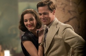 SAT.1: Brad Pitt und Marion Cotillard verbünden sich in "Allied" am 14. Juli um 20:15 Uhr in SAT.1