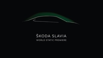 Skoda Auto Deutschland GmbH: ŠKODA SLAVIA: Livestream zur Weltpremiere am 18. November