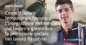 swissstaffing - Verband der Personaldienstleister der Schweiz: Mercato del lavoro: il lavoro temporaneo contribuisce all'integrazione nel mercato del lavoro dei disoccupati e garantisce la sicurezza sociale ai lavoratori flessibili