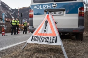 Bundespolizeidirektion München: Bundespolizeidirektion München: "Anzeigenhagel" bei Grenzkontrolle/ Bundespolizei stoppt Fahrzeuglenker unter Drogeneinfluss und ohne Fahrerlaubnis
