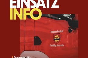 Freiwillige Feuerwehr der Gemeinde Sonsbeck: FW Sonsbeck: Strohlagerbrand in Labbeck