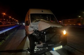 Polizeiinspektion Rotenburg: POL-ROW: ++ Unfall auf der A1: Fahrer schl&auml;ft am Steuer ein ++ Selsingen: Einbruch in B&auml;ckerei ++ Sachbesch&auml;digungen durch Graffiti - Tatverd&auml;chtige ermittelt ++