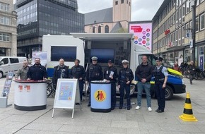 Bundespolizeidirektion Sankt Augustin: BPOL NRW: Kriminalprävention am Kölner Hauptbahnhof / Bundespolizei präsentiert neues Präventionsmobil