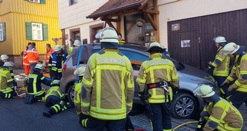 Kreisfeuerwehrverband Calw e.V.: KFV-CW: Mann von eigenem Fahrzeug überrollt und eingeklemmt

Rettungshubschrauber im Einsatz