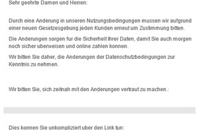 Polizei Paderborn: POL-PB: Betrüger plündern Online-Konto - Polizei warnt vor Phishing-Mails und Telefonbetrügern