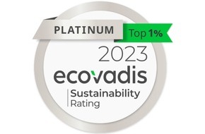 TÜV Rheinland AG: TÜV Rheinland: EcoVadis Platin-Auszeichnung