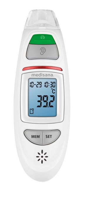 Positives Testurteil von Stiftung Warentest: medisana Infrarot-Multifunktions-Thermometer TM 750 mit „Gut“ ausgezeichnet