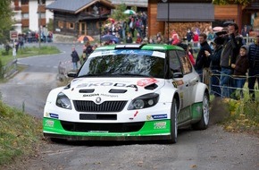 Skoda Auto Deutschland GmbH: Showdown auf Korsika: SKODA Pilot Lappi steht vor ERC-Titelgewinn (FOTO)