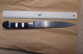 Bundespolizeidirektion München: Bundespolizeidirektion München: Frau mit Messer im Hauptbahnhof / Bundespolizisten reagieren schnell