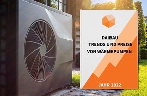 DAIBAU GmbH: Trends und Preise von Wärmepumpen 2022