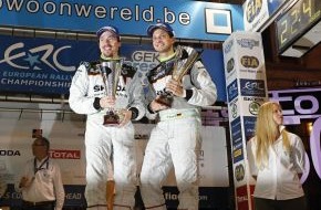 Skoda Auto Deutschland GmbH: SKODA Pilot Wiegand will nach Podium-Hattrick auch bei der ERC-Rallye in Estland nach vorn (FOTO)