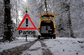 Touring Club Schweiz/Suisse/Svizzero - TCS: Il freddo raddoppia gli interventi di soccorso stradale del TCS