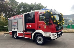 Feuerwehr Lennestadt: FW-OE: Offizielle Übergabe des neuen Löschgruppenfahrzeuges in Lennestadt - Halberbracht