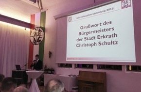 Feuerwehr Erkrath: FW-Erkrath: Jahreshauptversammlung der Freiwilligen Feuerwehr Erkrath der Stadt Erkrath