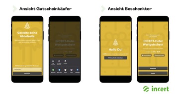 INCERT eTourismus GmbH & Co KG: "Digitales Schenken" als Antwort auf Social-Distancing - Die Innovation für die Gutscheinübergabe zu Weihnachten