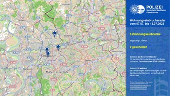 Polizeipräsidium Oberhausen: POL-OB: Wohnungseinbruchsradar für Oberhausen