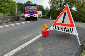 Feuerwehr Sprockhövel: FW-EN: Ölspur auf der Haßlinghauser Straße