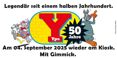 Egmont Ehapa Media GmbH: Egmont Ehapa Media feiert 50 Jahre YPS mit Jubiläumsausgabe