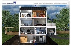 AXA Konzern AG: Risiken kennen - Schäden vorbeugen: Das virtuelle Haus von AXA (mit Bild)