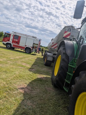 FW-LFVSH: Sommerzeit/Erntezeit= Erhöhtes Einsatzaufkommen Landesfeuerwehrverband dankt allen Einsatzkräften im Land für ihren unermüdlichen Einsatz