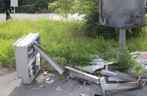 Polizei Hagen: POL-HA: Zigarettenautomat aufgesprengt - Kripo sucht Zeugen