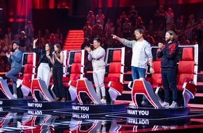 The Voice of Germany: Achter Oktober. Sechs Coaches. Vier Buzzer. "The Voice of Germany" startet in die Jubiläumsstaffel