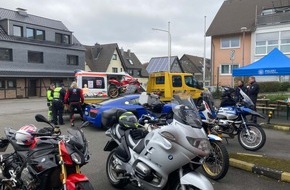 Polizei Rheinisch-Bergischer Kreis: POL-RBK: Kürten/Rhein.-Berg. Kreis - Viele Motorradfahrende bei "Kaffee und Knöllchen" trotz einstelliger Temperaturen