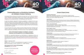 Asklepios Kliniken GmbH & Co. KGaA: Presseeinladung: Podiumsdiskussion am 5.9.2023 zu "Künstlicher Intelligenz" am Asklepios Campus Hamburg