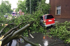 Feuerwehr Gelsenkirchen: FW-GE: Gewitter über Scholven und Hassel (Abschlussmeldung)