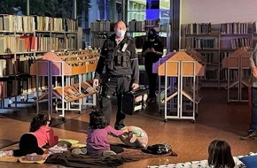 Polizei Hagen: POL-HA: Polizei Hagen besucht Kinder-Hörspielnacht der Stadtbücherei