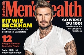 Motor Presse Hamburg MEN'S HEALTH: David Beckham im großen Men's Health-Interview: "Mein Körper fühlt sich besser an als seit Langem."