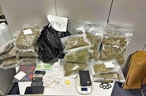Polizei Mettmann: POL-ME: Schlag gegen den Drogenhandel: Polizei stellt mehr als acht Kilogramm Cannabis sicher - Tatverdächtiger in Haft - Velbert - 2309021