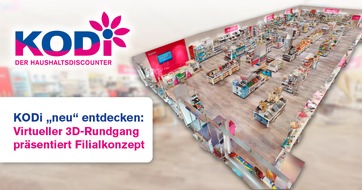 KODi Diskontläden GmbH: KODi "neu" entdecken: Virtueller Rundgang präsentiert Filialkonzept