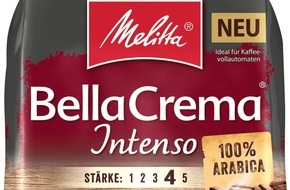 Melitta Europa GmbH & Co. KG: Melitta® erweitert BellaCrema® Range um neue Sorte / BellaCrema® Intenso von Melitta mit starkem Aroma