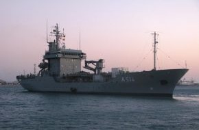 Presse- und Informationszentrum Marine: Deutsche Marine - Pressemeldung/ Pressetermin: Kurs Kiel - Tender "Werra" zurück vom UNIFIL-Einsatz