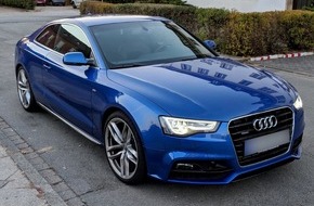 Polizei Wolfsburg: POL-WOB: Blauer Audi A5 entwendet - Polizei hofft auf Zeugen