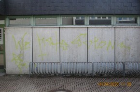 Polizeiinspektion Goslar: POL-GS: Braunlage Sachbeschädigung durch Graffiti am Osterwochenende