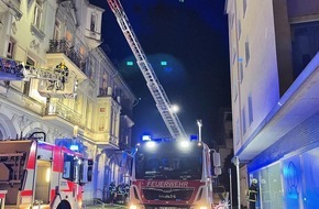 Feuerwehr Witten: FW Witten: Brand in Seniorenresidenz, ein Bewohner verletzt