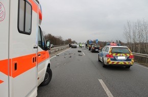 Polizeidirektion Neustadt/Weinstraße: POL-PDNW: Polizeiautobahnstation Ruchheim - Verkehrsunfall verursacht Vollsperrung auf BAB 650