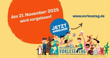 Stiftung Lesen: Pressemeldung: „Vorlesen spricht Deine Sprache“ ist das Motto des Bundesweiten Vorlesetages 2025